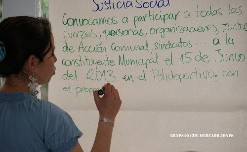 Las Constituyentes Regionales tienen su base fundamental en las organizaciones sociales y populares; son creatividad del pueblo y gérmenes de poder popular y democrático.
