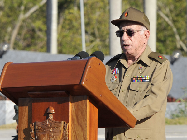 Discurso pronunciado por el compañero José Ramón Machado Ventura. Foto: Estudios Revolución