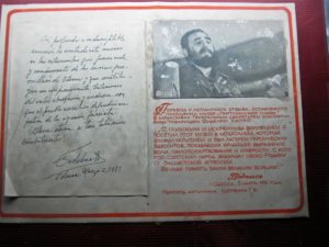 Un recuerdo de la visita de Fidel Castro a las galerías