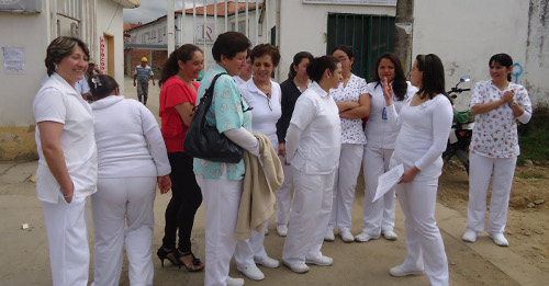 Trabajadoras de la salud.